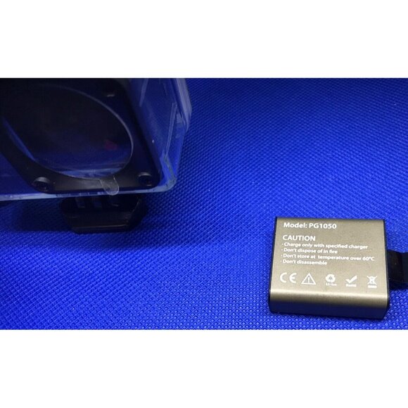 Camera 4K Ultra HD Action WiFi 40M Underwater Camera,All Attchmnts, Case, Manual - Picture 2 of 9